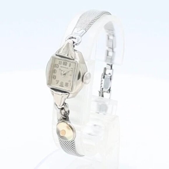 Vintage Benrus Cocktail Charm Ladies Mechanical Wristwatch BM 1 Steel & 10k RGP - Picture 1 of 5